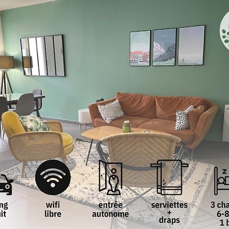 Апартаменти Le Cocon Troyen - 6-8P - 2 Parking Gratuits Труа Екстер'єр фото