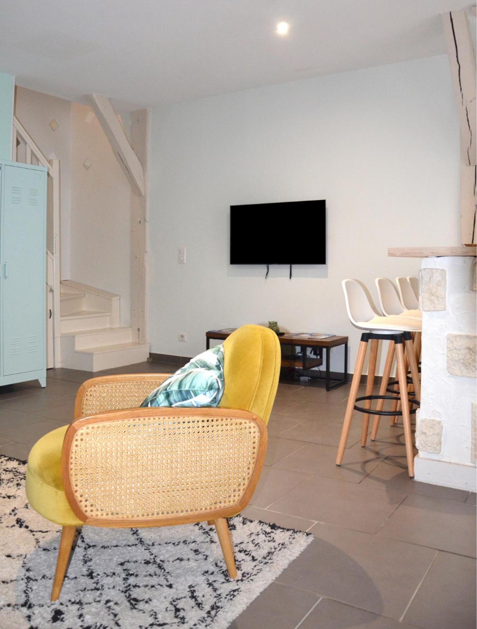 Апартаменти Le Cocon Troyen - 6-8P - 2 Parking Gratuits Труа Екстер'єр фото